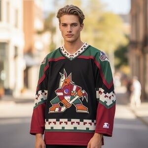 Vintage Phoenix Coyotes Kachina STARTER NHL Men's Jersey